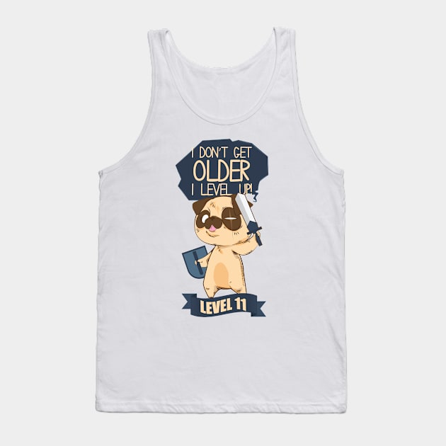 Birthday Level Up 11 Tank Top by avshirtnation